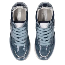 Sneakers Platform Donna LIU JO Maxi Wonder 01 in Suede e Denim
