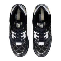 Sneakers Platform Donna LIU JO Maxi Wonder 91 in Pelle e Suede Nero