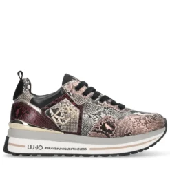 Sneakers Platform Donna LIU JO Maxi Wonder 01 stampa Pitone Multicolor