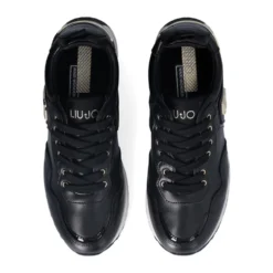Sneakers Platform Donna LIU JO Maxi Wonder 01 in Pelle Nera