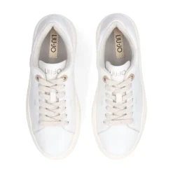 Sneakers Platform LIU JO Selma 16 in Pelle Bianca