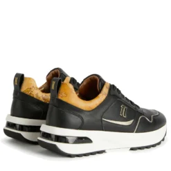 Sneakers Running 1A Classe Alviero Martini linea Geo Road Imperia By Night in Eco Nappa Nera 1206