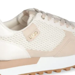 Sneakers Running LIU JO Evelyn 915 in Microfibra e Mesh Milk
