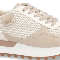 Sneakers Running LIU JO Evelyn 915 in Microfibra e Mesh Milk