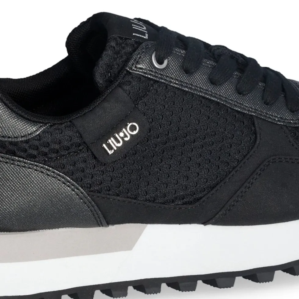 Sneakers Running LIU JO Evelyn 915 in Microfibra e Mesh Nero