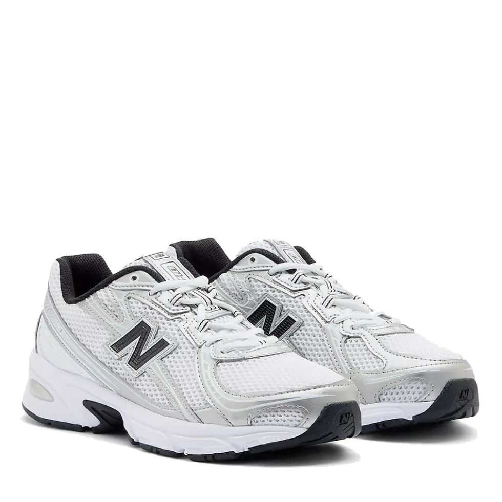 Sneakers Running NEW BALANCE 740 in Tessuto Sintetico e Mesh colore White Metallic Silver e Black