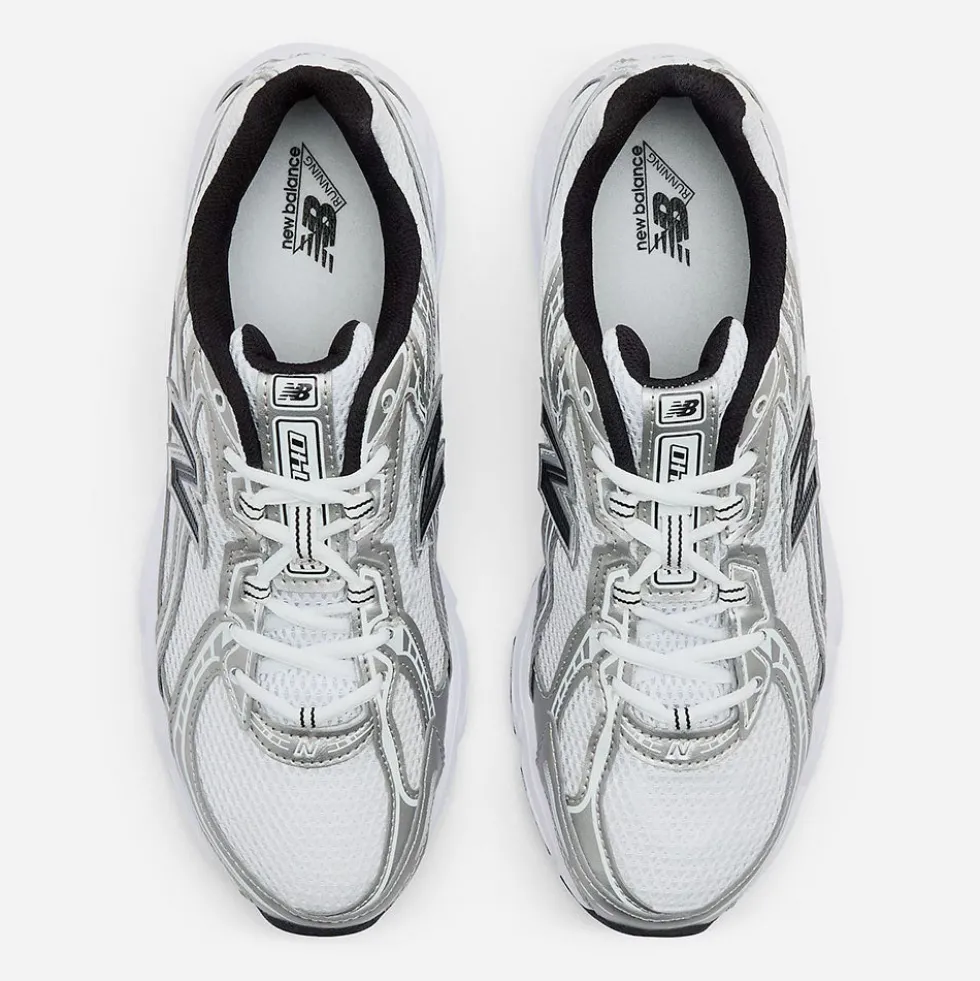 Sneakers Running NEW BALANCE 740 in Tessuto Sintetico e Mesh colore White Metallic Silver e Black