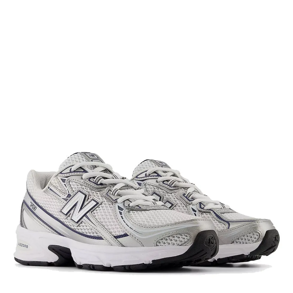 Sneakers Running NEW BALANCE 740 in Tessuto Sintetico e Mesh colore White Shadow Grey e Navy