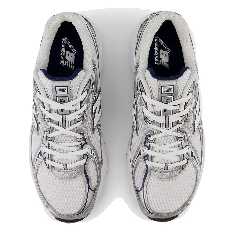 Sneakers Running NEW BALANCE 740 in Tessuto Sintetico e Mesh colore White Shadow Grey e Navy