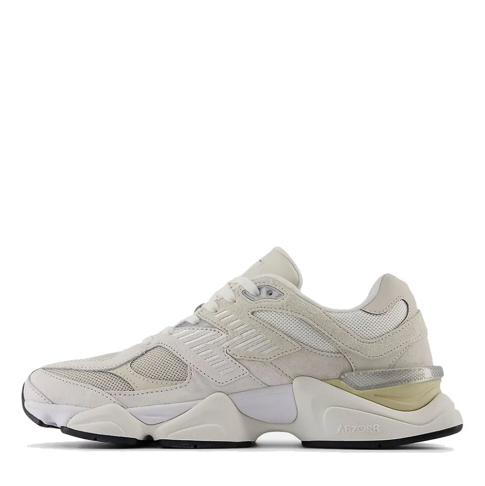 Sneakers Running NEW BALANCE 9060 in Pelle e Mesh Sea Salt Moonbeam e Turtledove