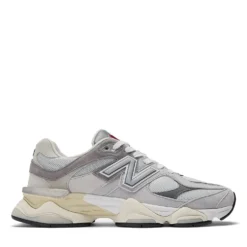 Sneakers Running NEW BALANCE 9060 in Suede e Tessuto Rain Cloud Castlerock e White