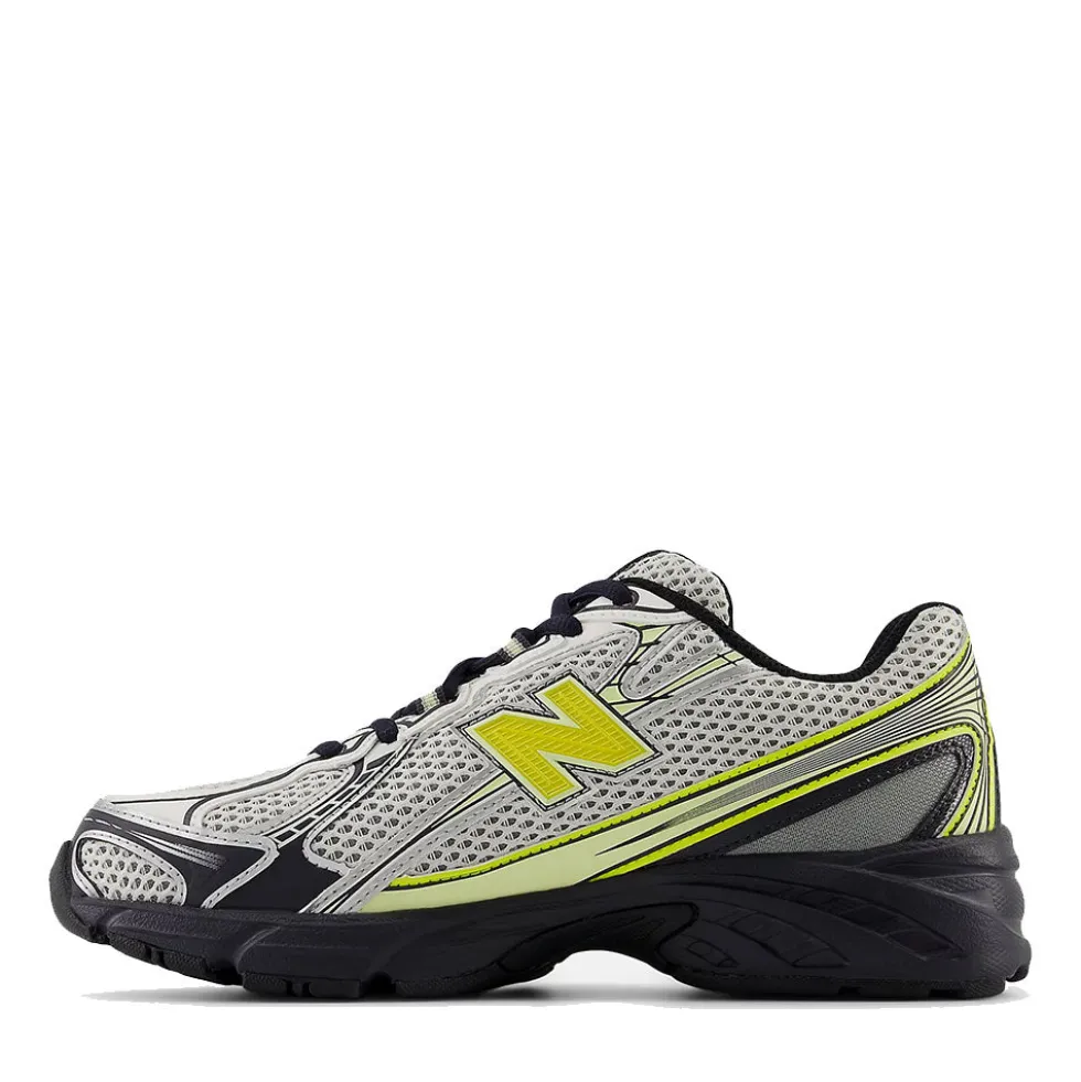 Sneakers Running NEW BALANCE 740 in Tessuto Sintetico e Mesh colore White Black Yellow