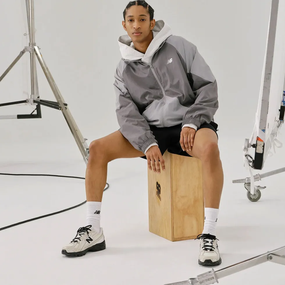 Sneakers Running NEW BALANCE 740 in Tessuto Sintetico e Mesh Timberwolf e White