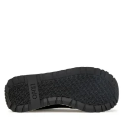 Sneakers Super Platform Donna LIU JO Maxi Wonder Plus 01 in Pelle Nera