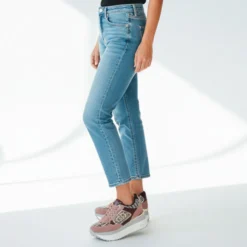 Sneakers Super Platform Donna LIU JO Maxi Wonder Plus 01 in Pelle Suede e Tessuto Rose e Cremisi