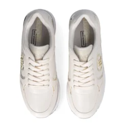 Sneakers Super Platform Donna LIU JO Maxi Wonder Plus 01 in Pelle color Latte