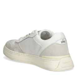 Sneakers Uomo LIU JO Boy 02 in Suede e Mesh Off White
