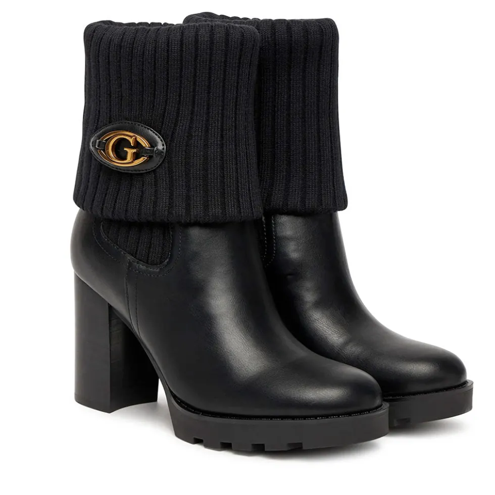 Stivaletti Donna GUESS con Tacco Linea Neason Colore Nero