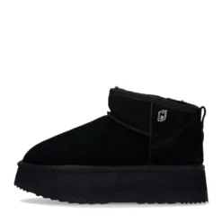 Stivaletti Donna Platform LIU JO Jane 01 Imbottiti in Suede Nero