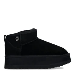 Stivaletti Donna Platform LIU JO Jane 01 Imbottiti in Suede Nero