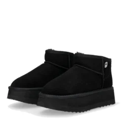 Stivaletti Donna Platform LIU JO Jane 01 Imbottiti in Suede Nero