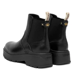 Stivaletti Platform Donna LIU JO Andrea 01 in Pelle Nera