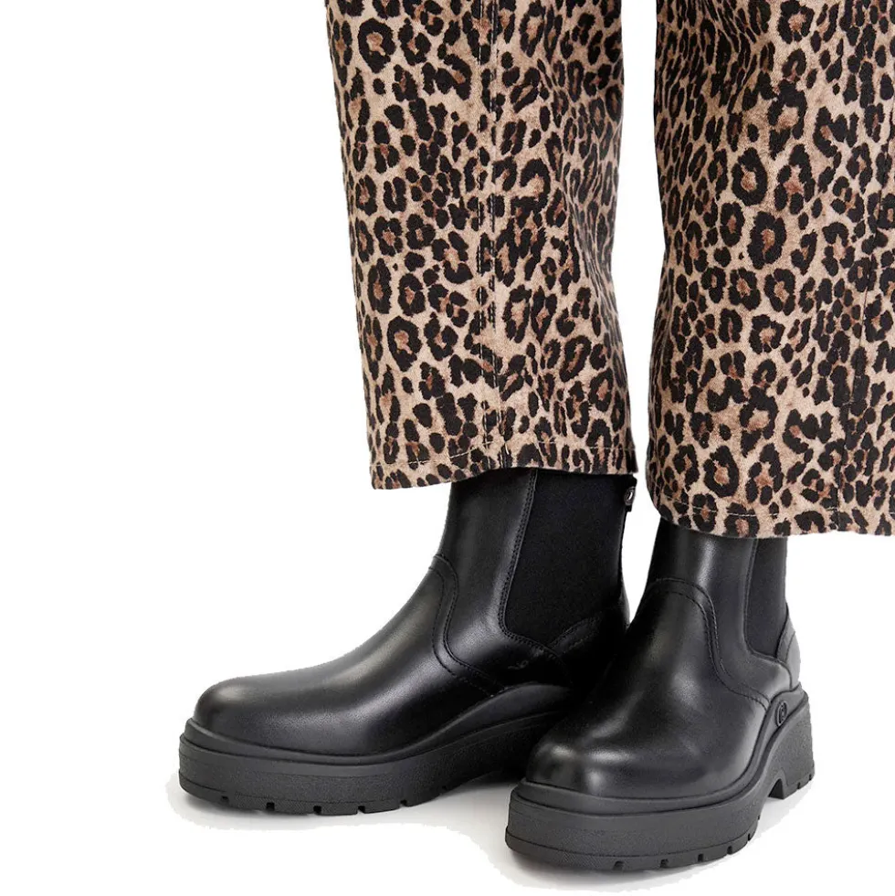 Stivaletti Platform Donna LIU JO Andrea 01 in Pelle Nera