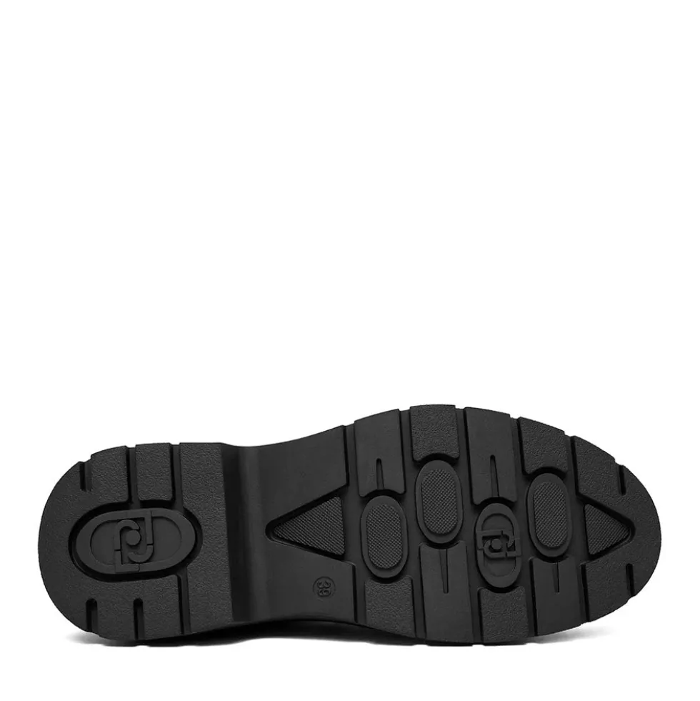 Stivaletti Platform Donna LIU JO Andrea 01 in Pelle Nera