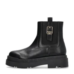 Stivaletti Platform Donna LIU JO Love 63 in Pelle Nera