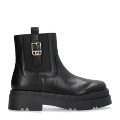 Stivaletti Platform Donna LIU JO Love 63 in Pelle Nera