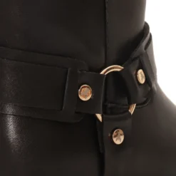 Stivaletto PATRIZIA PEPE Girl linea Light Anel in Pelle Nera