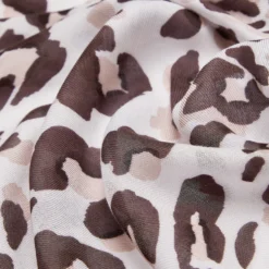 Stola Donna 90 x 180 cm LIU JO in Modal stampa Animalier Naturale