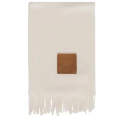 Stola Donna 70 x 180 cm LIU JO in Tessuto Garzato Beige Chiaro