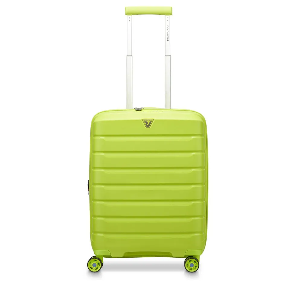 Trolley Cabina Espandibile Rigido 4 Ruote RONCATO Linea B-Flying colore Cyber Lime