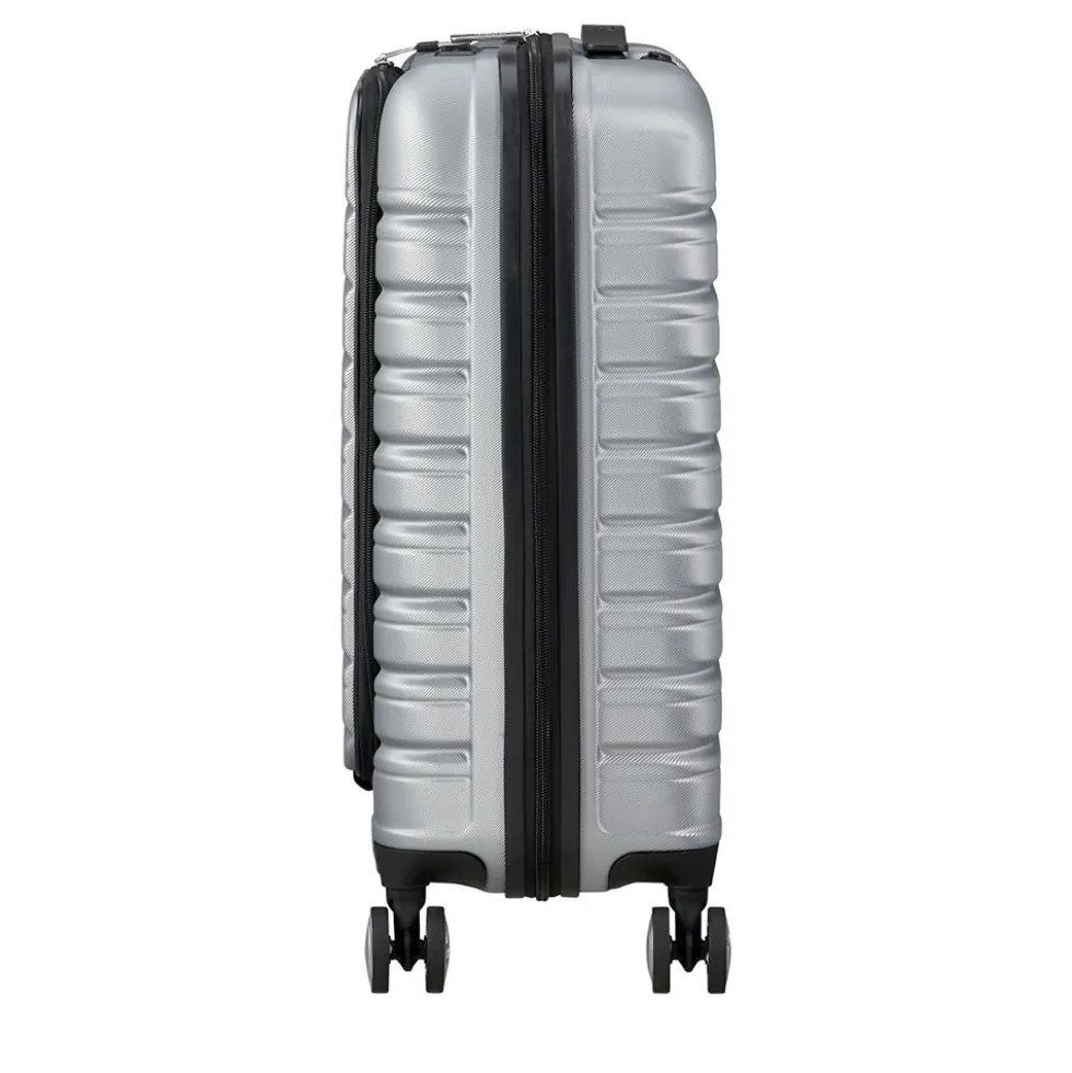 Trolley Cabina Rigido Easy Access 4 Ruote AMERICAN TOURISTER linea Flashline colore Sky Silver