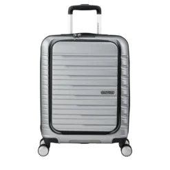Trolley Cabina Rigido Easy Access 4 Ruote AMERICAN TOURISTER linea Flashline colore Sky Silver
