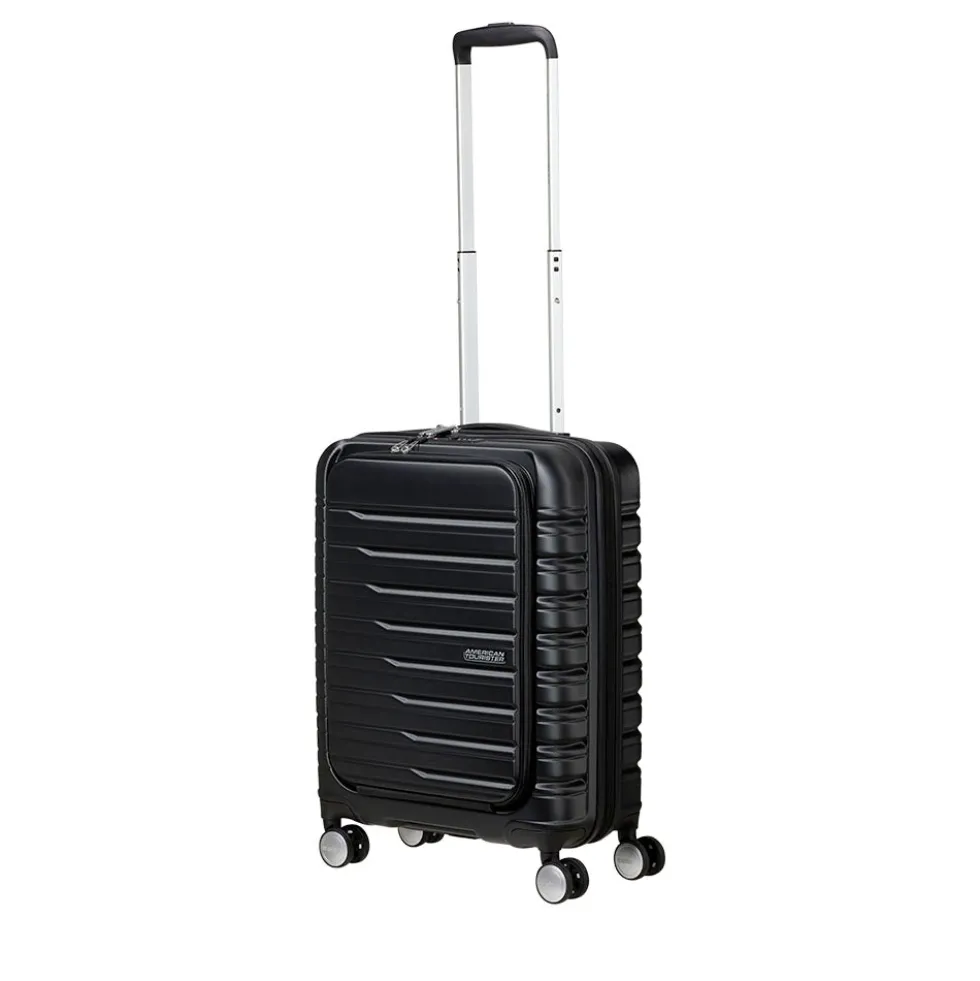 Trolley Cabina Rigido Easy Access 4 Ruote AMERICAN TOURISTER linea Flashline colore Shadow Black