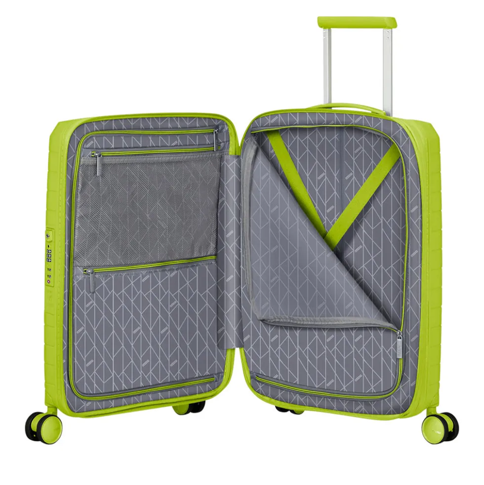 Trolley Cabina Rigido Espandibile 4 Ruote AMERICAN TOURISTER linea FastForward colore Neon Lime