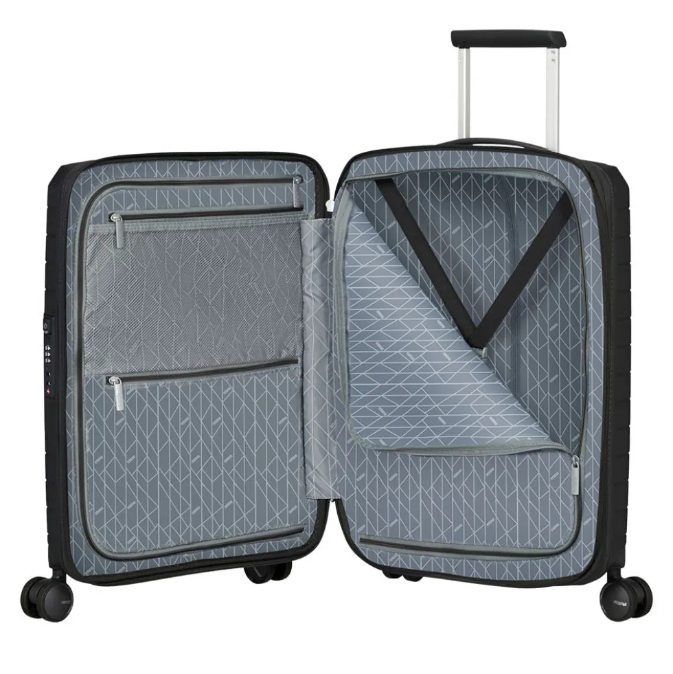 Trolley Cabina Rigido Espandibile 4 Ruote AMERICAN TOURISTER linea FastForward colore Flash Black