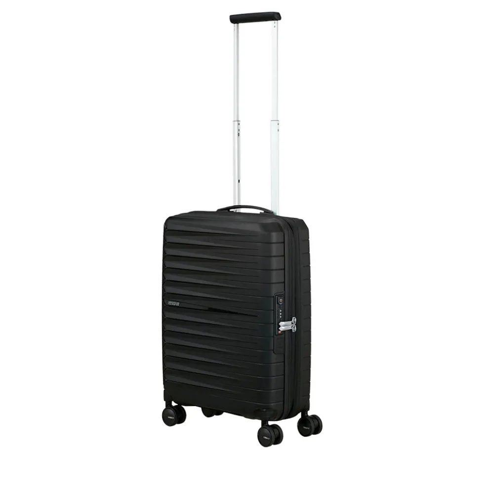 Trolley Cabina Rigido Espandibile 4 Ruote AMERICAN TOURISTER linea FastForward colore Flash Black