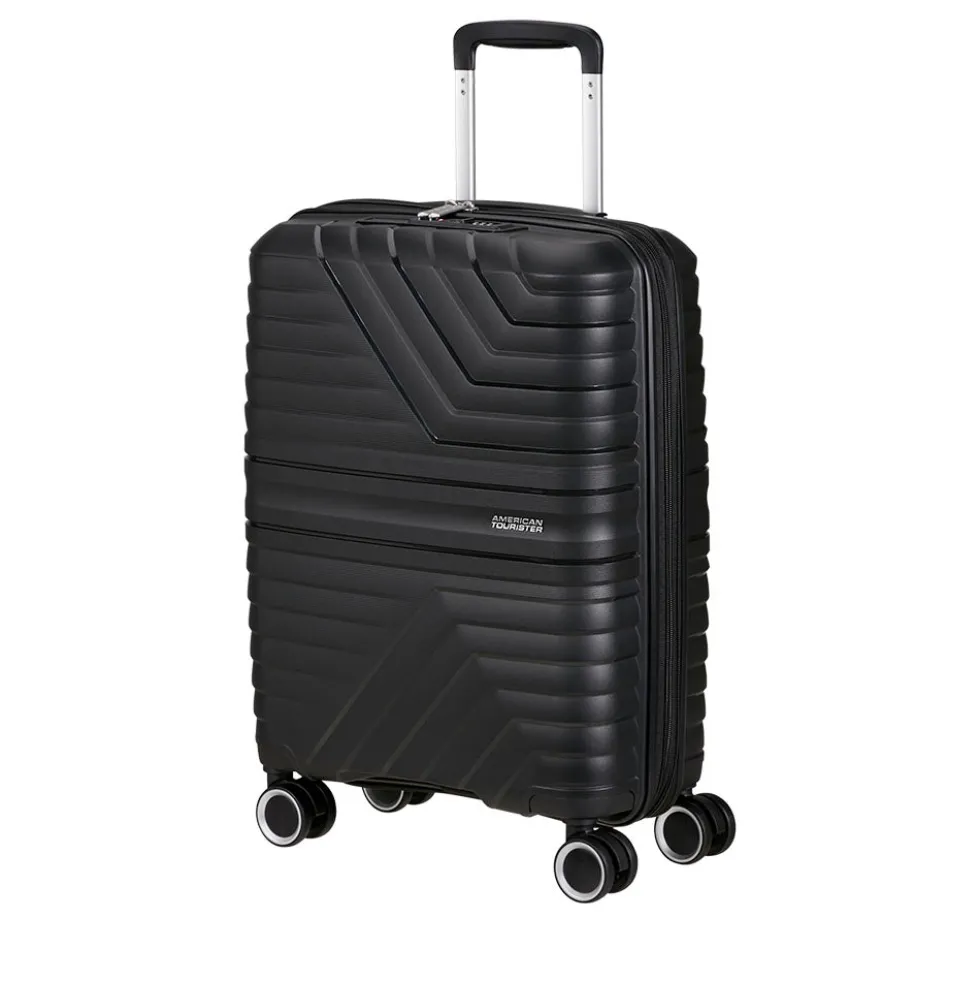 Trolley Cabina Rigido Espandibile 4 Ruote AMERICAN TOURISTER linea Flytwist colore Shadow Black