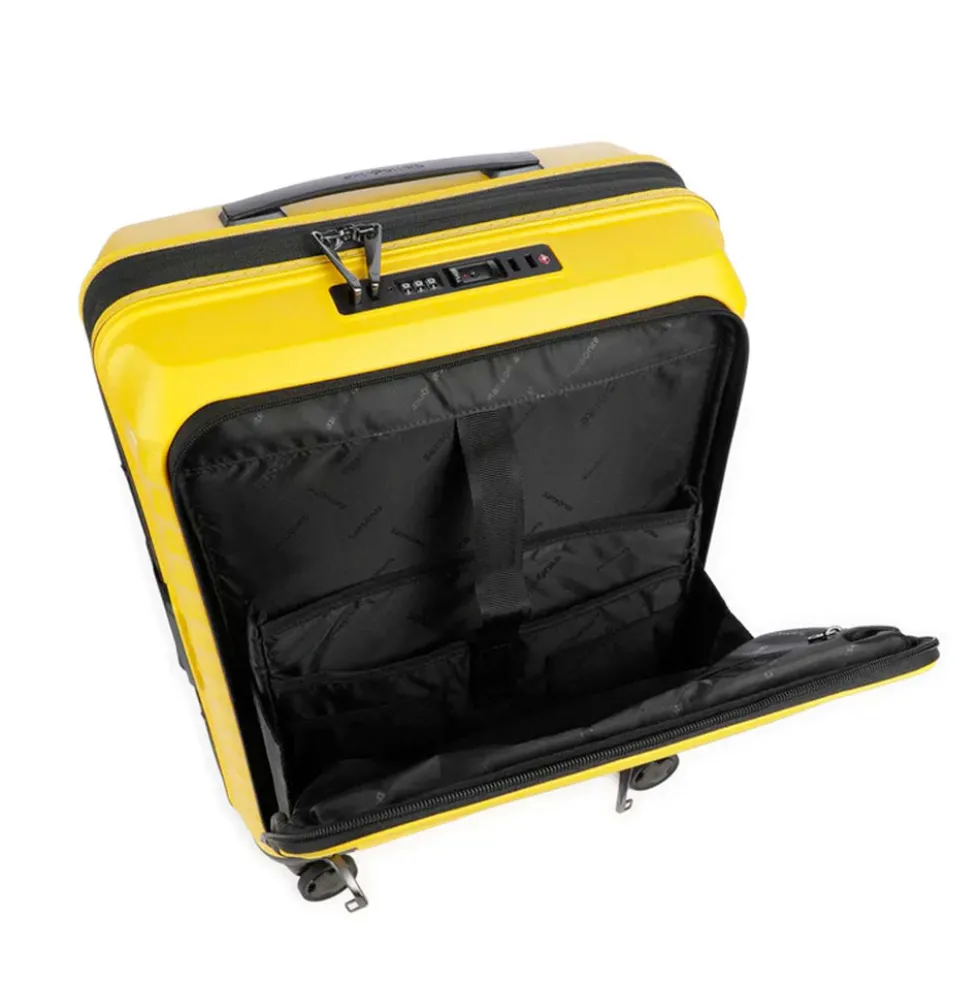 Trolley Cabina Rigido Espandibile 4 Ruote SAMSONITE linea Intuo Easy Access Giallo