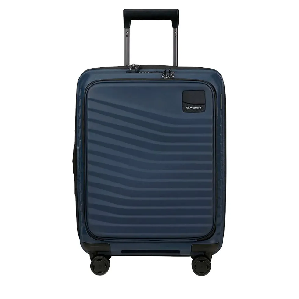 Trolley Cabina Rigido Espandibile 4 Ruote SAMSONITE linea Intuo Easy Access Blu Notte