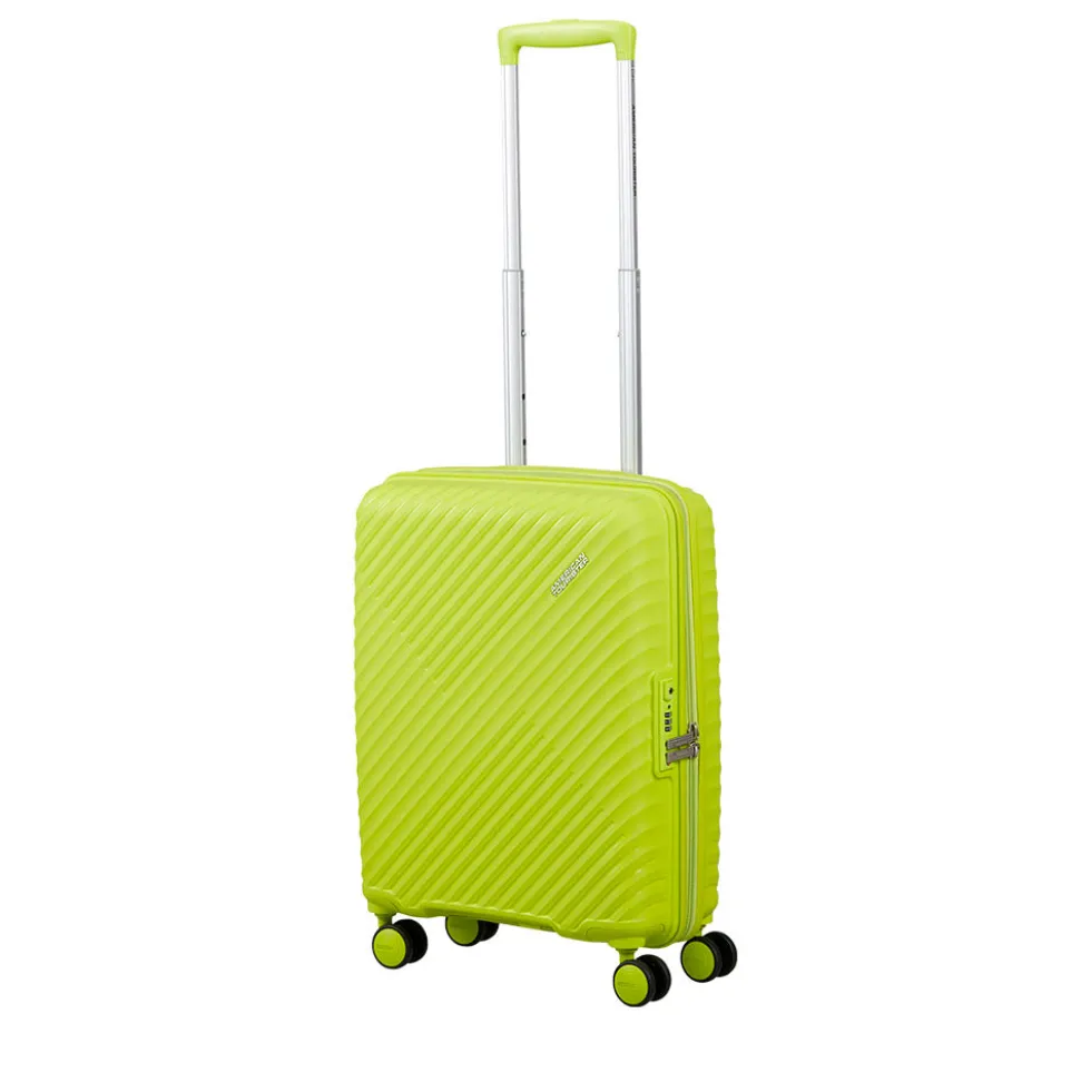 Trolley Cabina Rigido 4 Ruote AMERICAN TOURISTER linea Diablast colore Hyper Lime