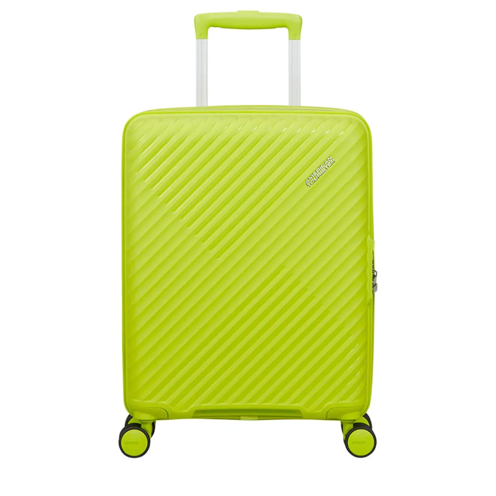 Trolley Cabina Rigido 4 Ruote AMERICAN TOURISTER linea Diablast colore Hyper Lime