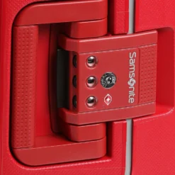 Trolley Cabina Rigido 4 Ruote SAMSONITE linea S'Cure Rosso