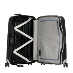 Trolley Cabina Rigido 4 Ruote SAMSONITE linea S'Cure Nero