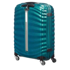 Trolley Cabina Rigido 4 Ruote SAMSONITE linea Lite-Shock Blu Petrolio