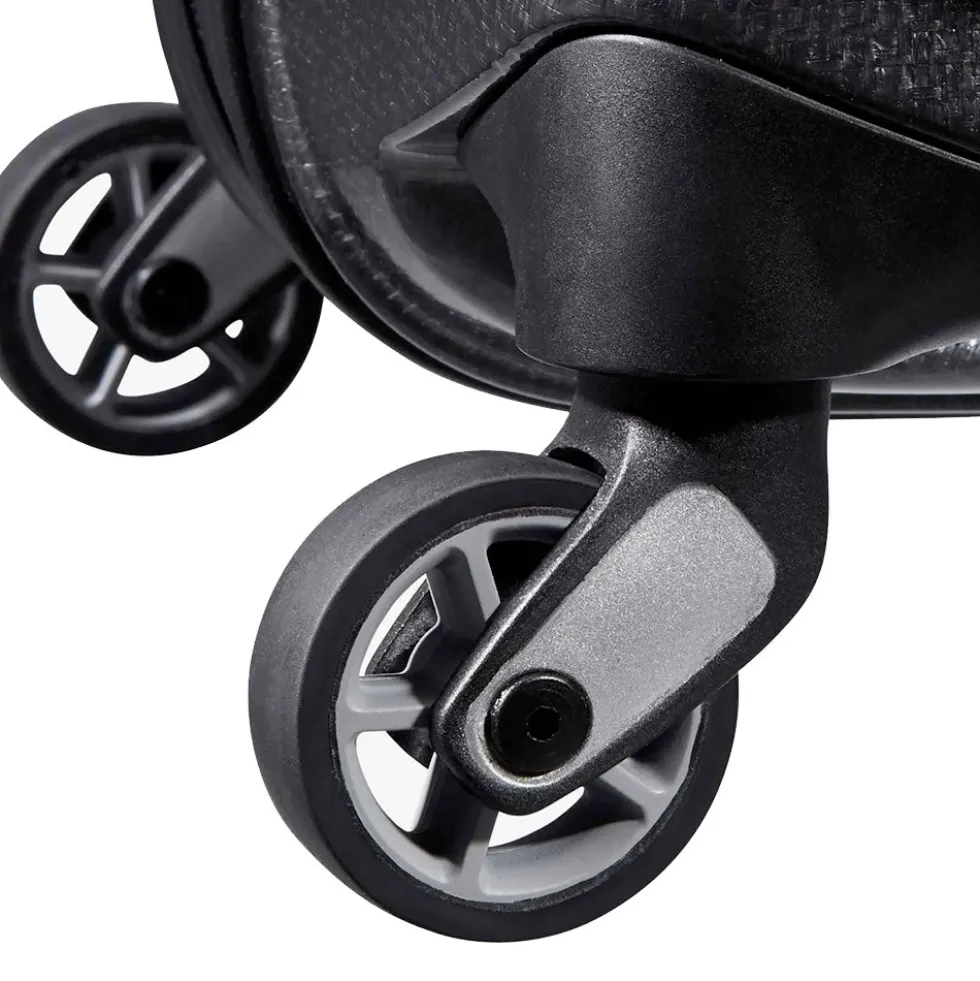 Trolley Cabina Rigido 4 Ruote SAMSONITE linea Lite-Shock Nero