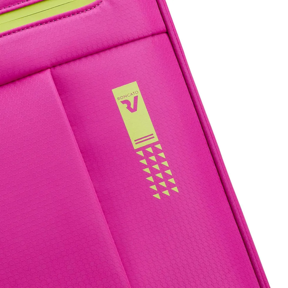 Trolley Cabina Semirigido 4 Ruote RONCATO Linea Lite Soft colore Fucsia